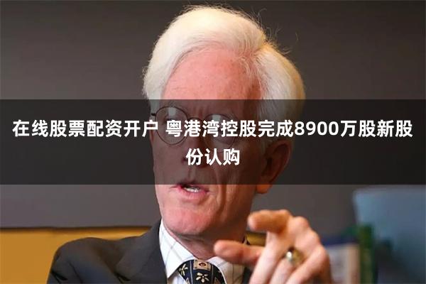 在线股票配资开户 粤港湾控股完成8900万股新股份认购