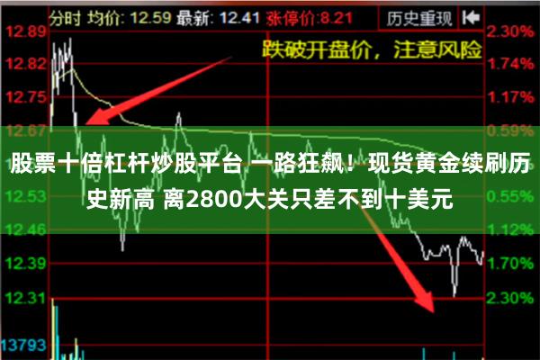 股票十倍杠杆炒股平台 一路狂飙！现货黄金续刷历史新高 离28